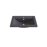 Раковина Paola Quartz Mario 600 с отверстием под смеситель 500_191_3055695